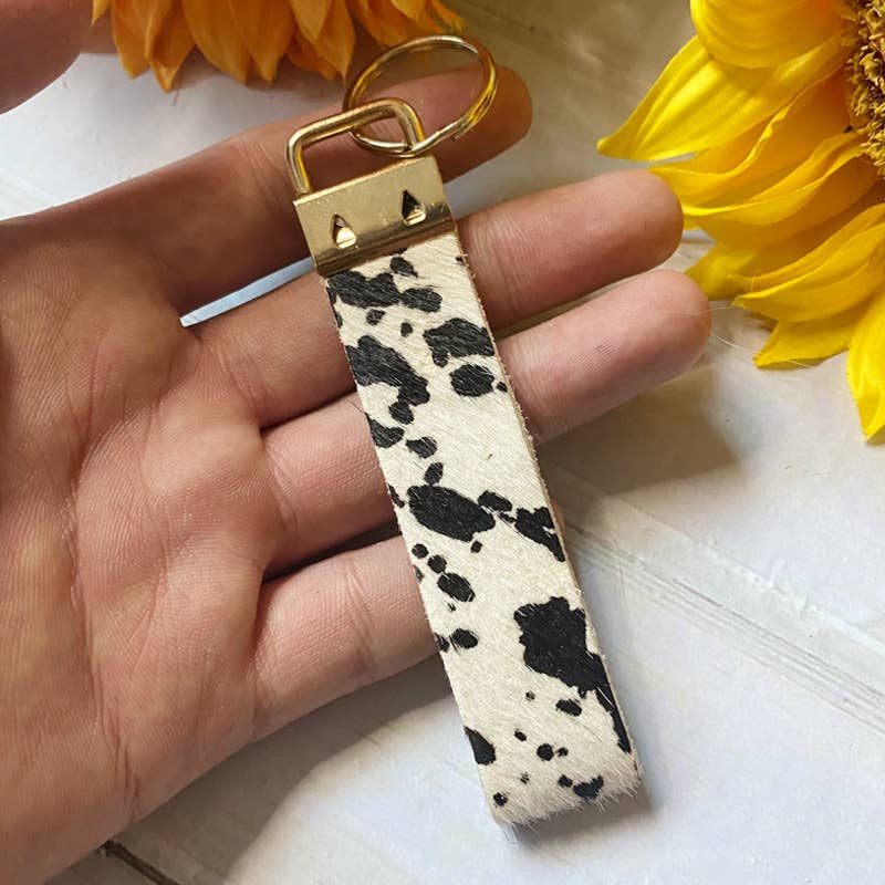 MKS America - Wholesale Keychain - Women's - Retro Leopard Cow Print Keychain2