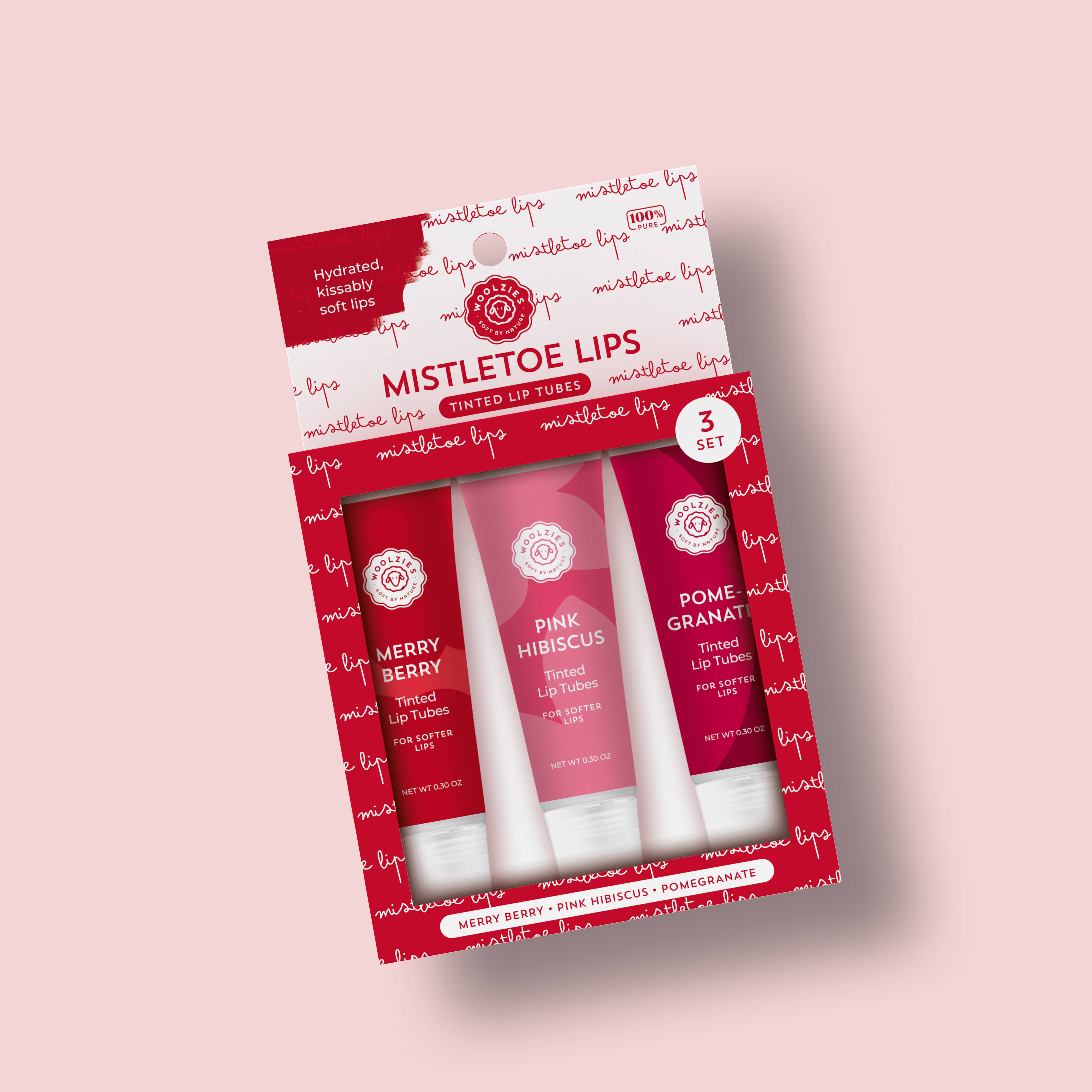 Woolzies – Großhandel Lipgloss – Mistletoe Lips Lippenstift, 3er-Set1