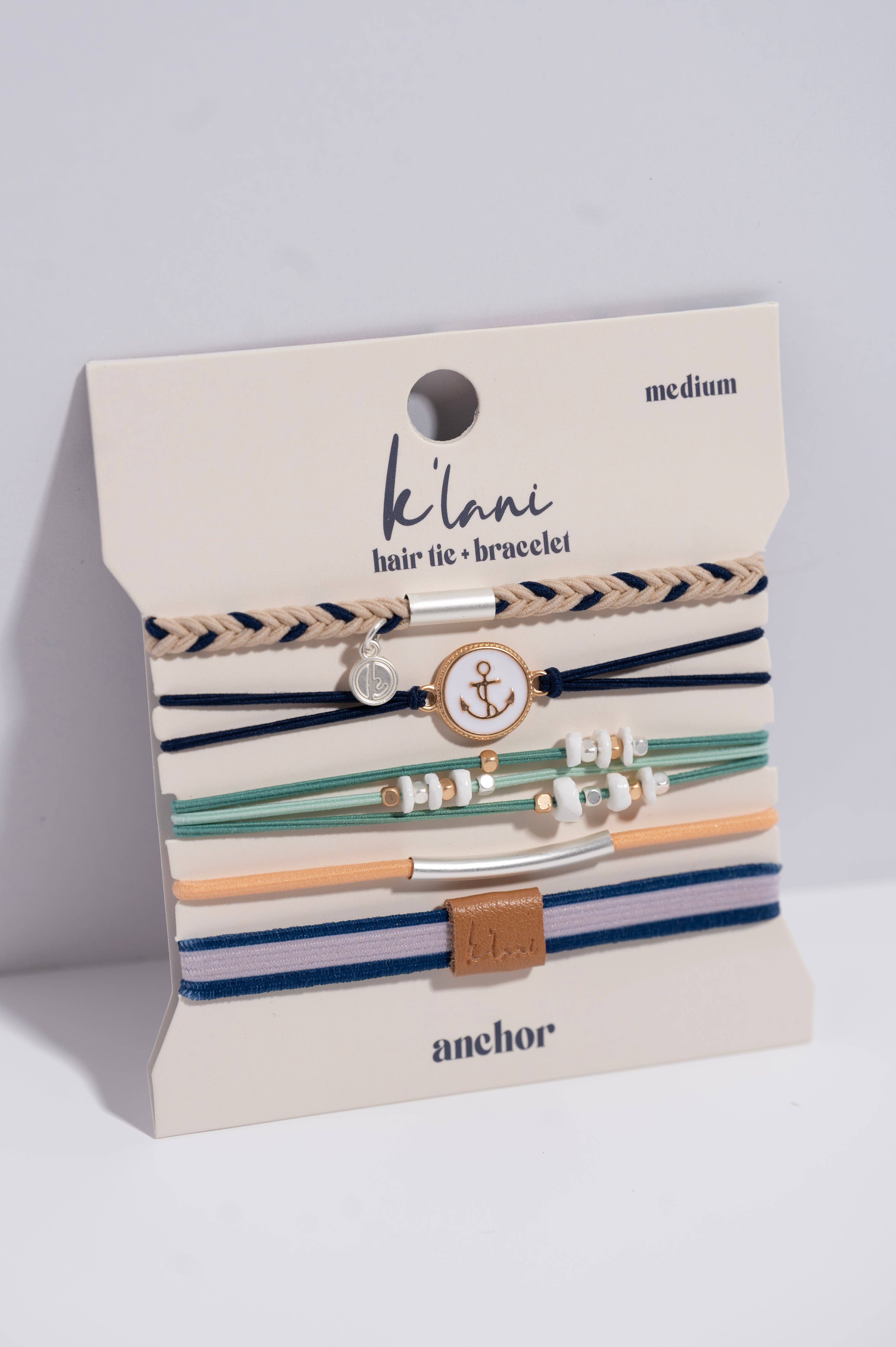 K'lani hair tie bracelets - Wholesale Jewelry Set - Anchor4