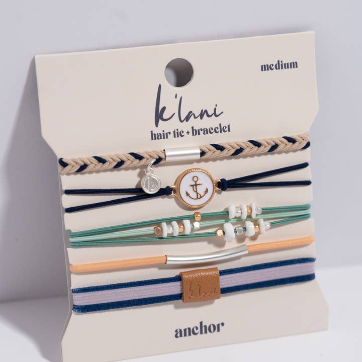K'lani hair tie bracelets - Wholesale Jewelry Set - Anchor4