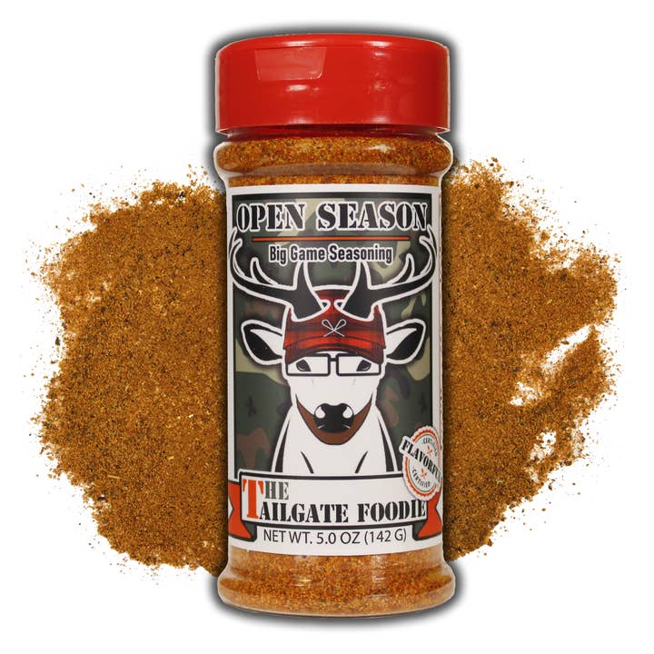 Open Season: Big Game Seasoning for wholesale by The Tailgate Foodie