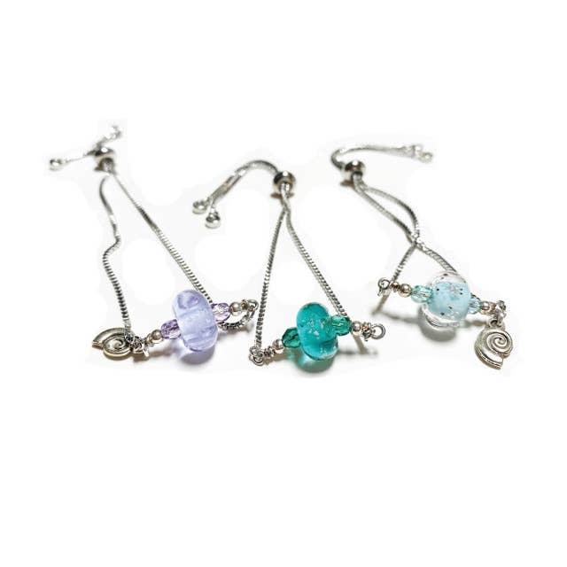 Beach Memories® Stainless Sand Bead Bolo Bracelet for wholesale by Beach Memories® Glassworks