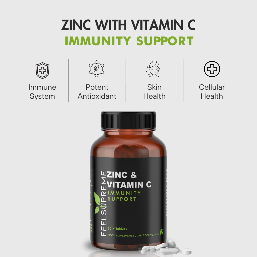 Feel Supreme - Wholesale Oral Supplement/Vitamin - Zinc with Vitamin C | Immunity Support Supplement1