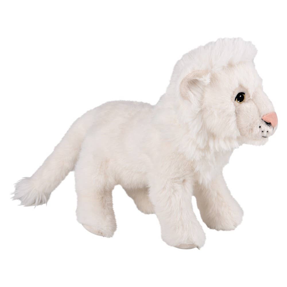 La Luna Bella - Toys - Wholesale Stuffed/Plush Toy - Kids & Baby - 11" Animal Den White Lion - LLB Toys1