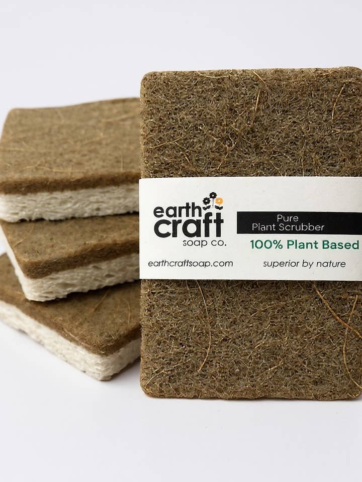 Éponge de cuisine 100 % d'origine végétale pour la vente par Purely Local LLC.