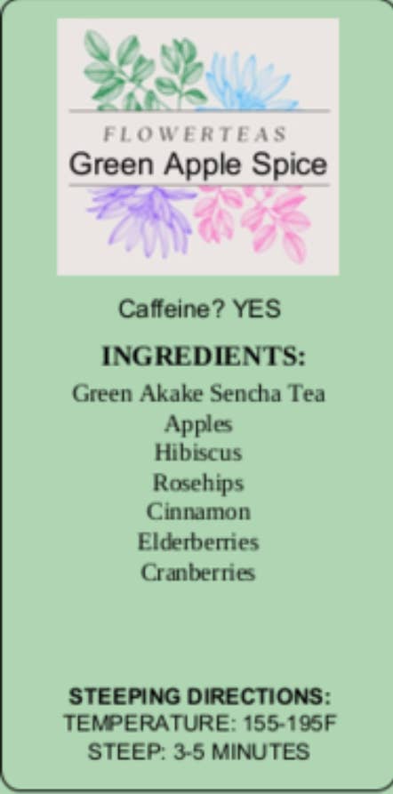 FlowerTeas – Engroshandel Løs te – Løsbladet te i løs vægt 1 lbs Kommerciel brygning Fødevareservice72