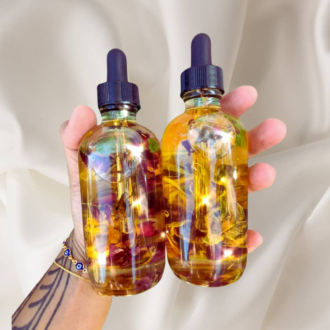 Self goddess - Wholesale Bath/Body Oil - Private Label Rose Body Oil with Crystal 4oz