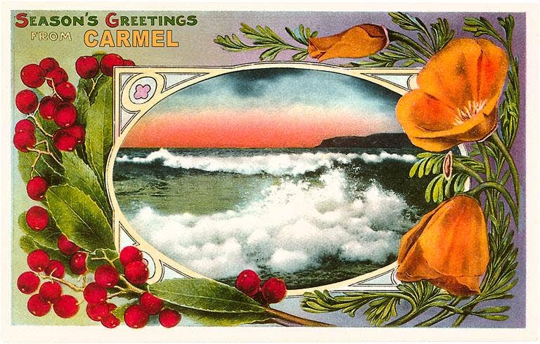 Found Image Press – Großhandel Aufkleber – Sticker CC-88 Saisonale Grüße aus Carmel0