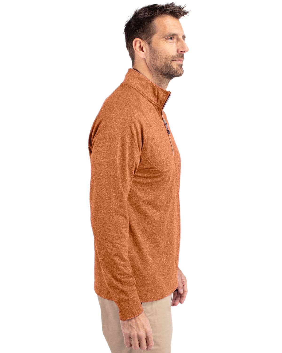 Cutter & Buck - Wholesale Sweatshirt - Men's - Cutter & Buck Adapt Eco Knit Heather Mens 1/4 Zip Pullover26