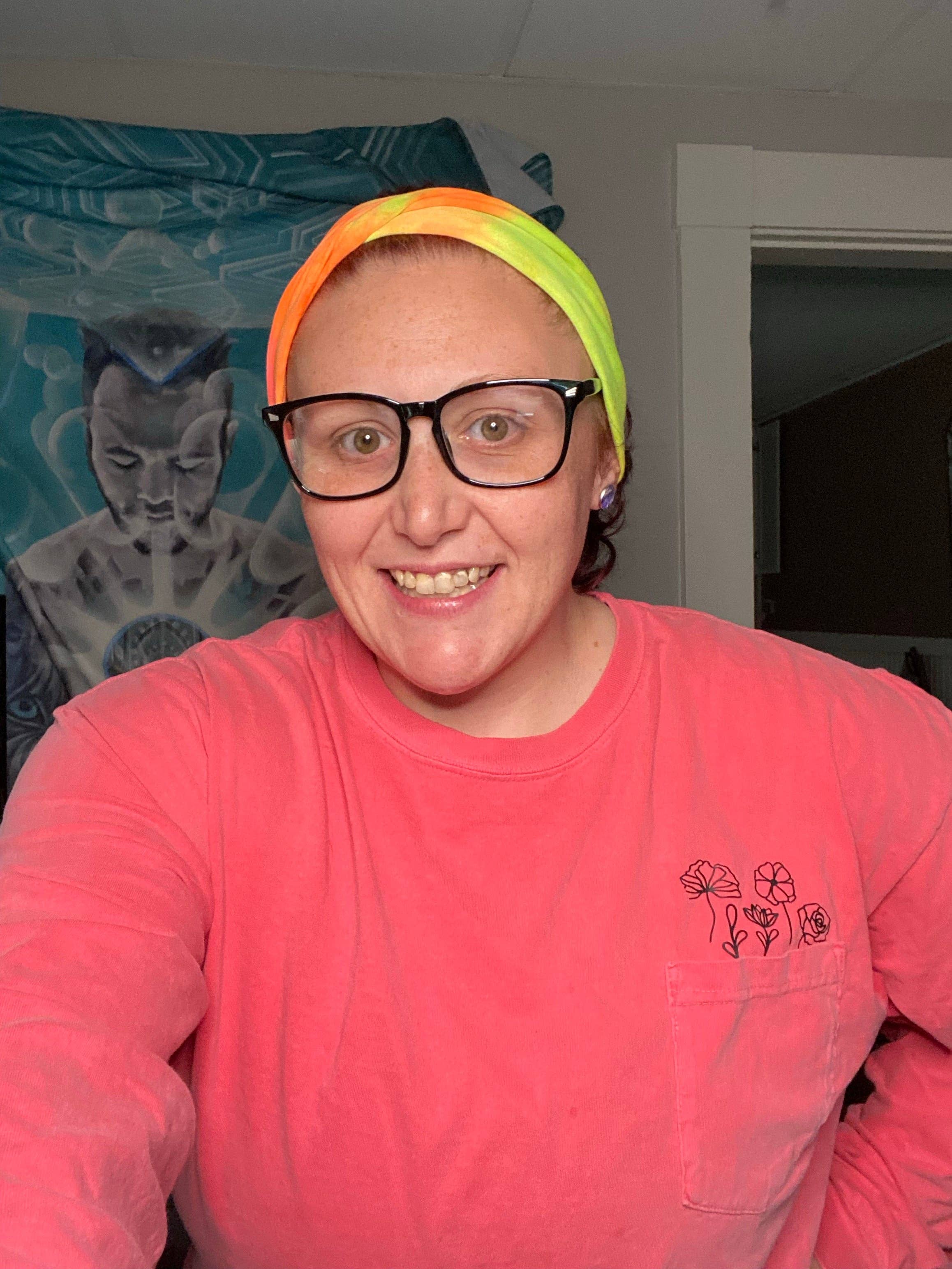 Merlscreations LLC - Venta al por mayor Camiseta serigrafiada - Mujer - Está bien no estar bien flor manga larga2