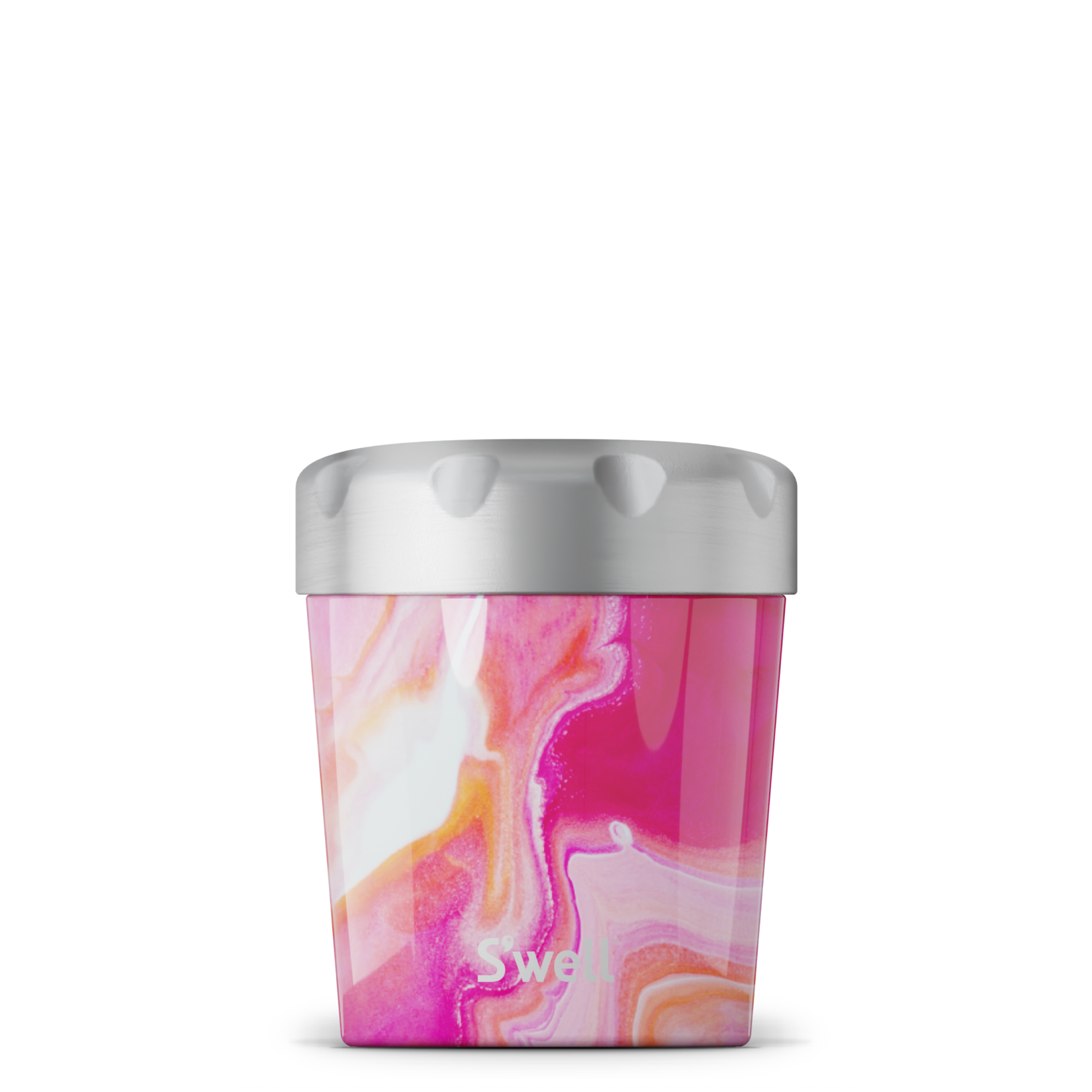 S'well - Vente Cuillères à glace - Refroidisseur de crème glacée Rose Agate0