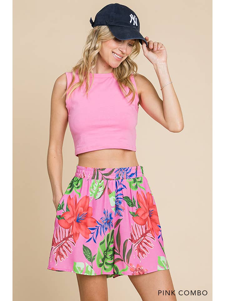Cotton Bleu - Wholesale Shorts - Women's - 30185W - Bohemian Style Women's Air Flow Print Shorts11
