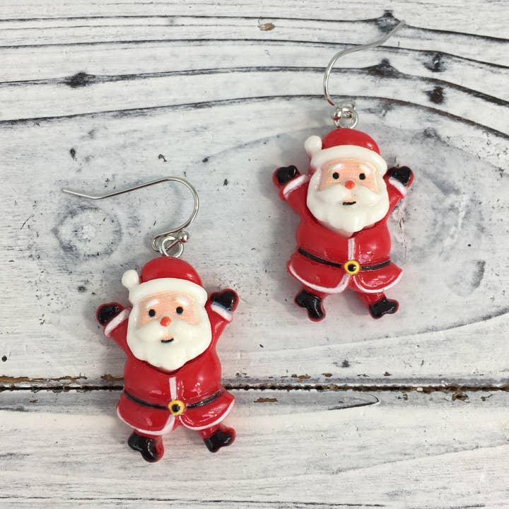 Adorable Santa earrings for wholesale by SongLily