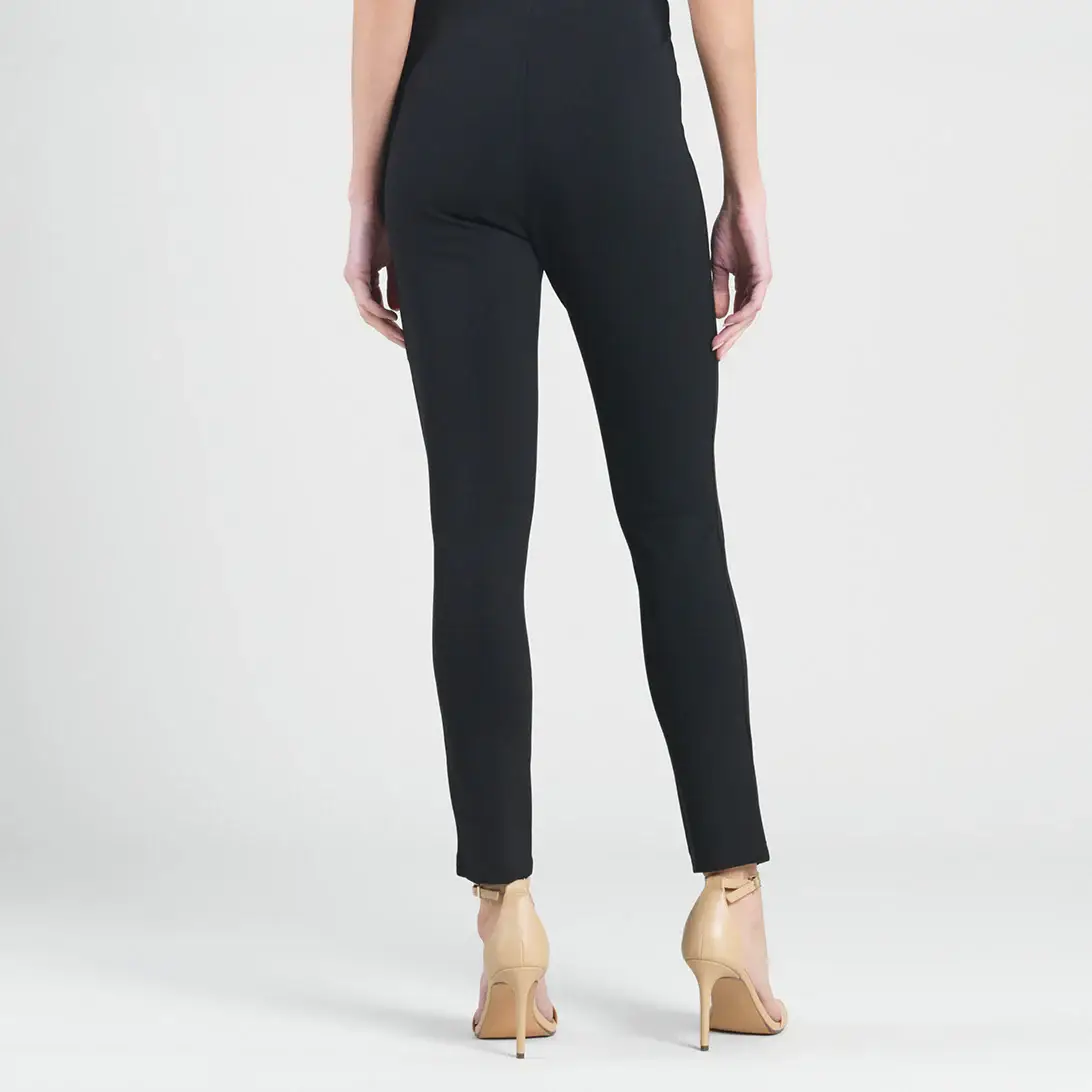Noir PT1A - Ponte Knit - Pantalon Slim Rider en vente sur Faire3