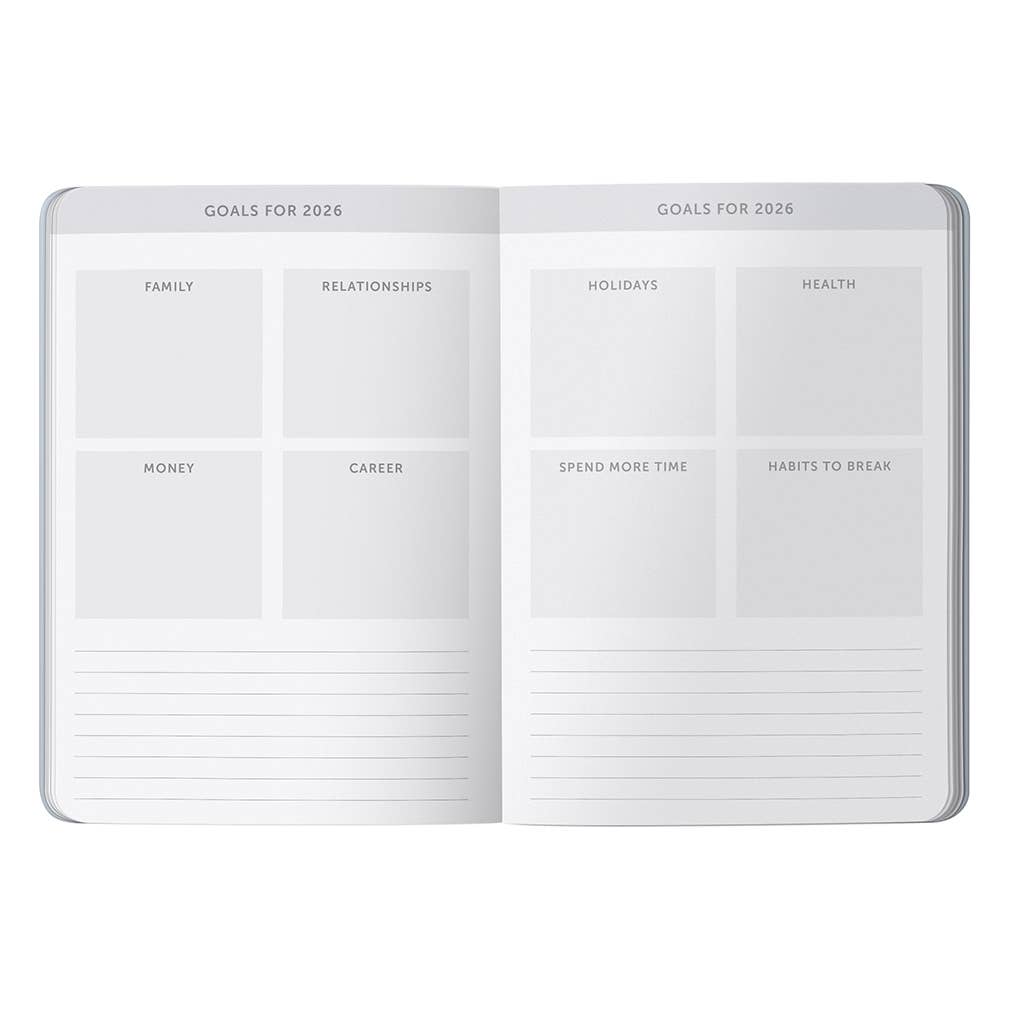 Busy B – wholesale Journal/diary – 2026 Diary | Everyday Weekly Planner Diary |Grey5
