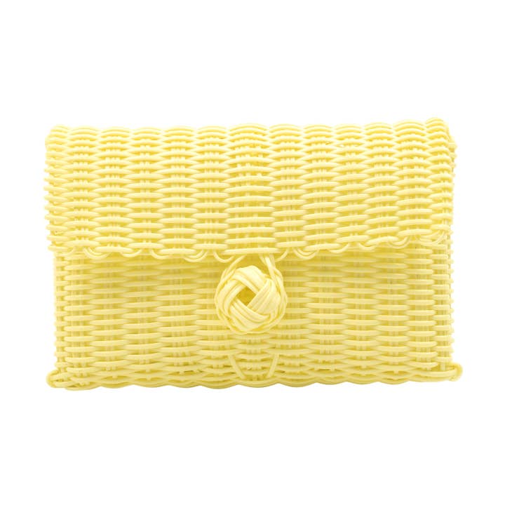 Clutch, Solid in Baby Yellow for wholesale by The Lilley Line
