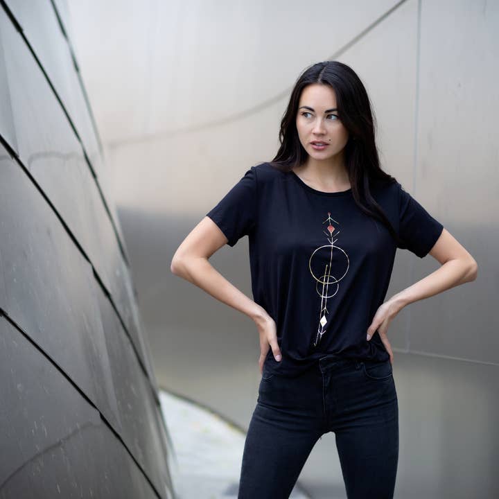 NEOCLASSICS - Wholesale Screen Printed T-Shirt - Women's - Infinite Scoop T