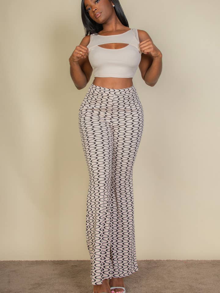 CAPELLA APPAREL - Wholesale Knit Top - Women's - Ribbed Cut Out Front Crop Top6