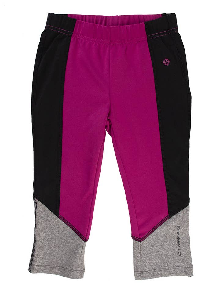 Leggins Capri para niñas - AGS191307B para venta al por mayor de ACTIF PERFORMANCE