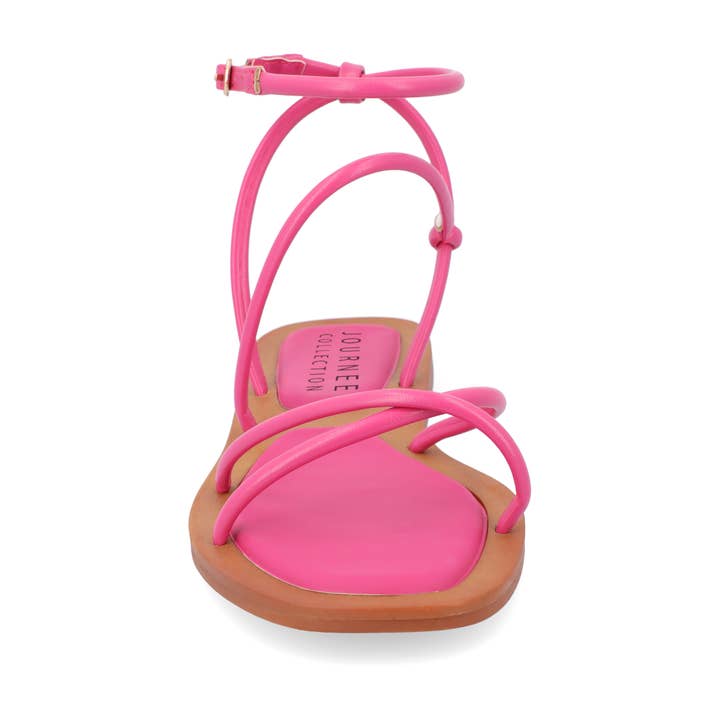 Journee - Wholesale Sandals - Women's - Farron Multi Strap Sandal In Faux Leather