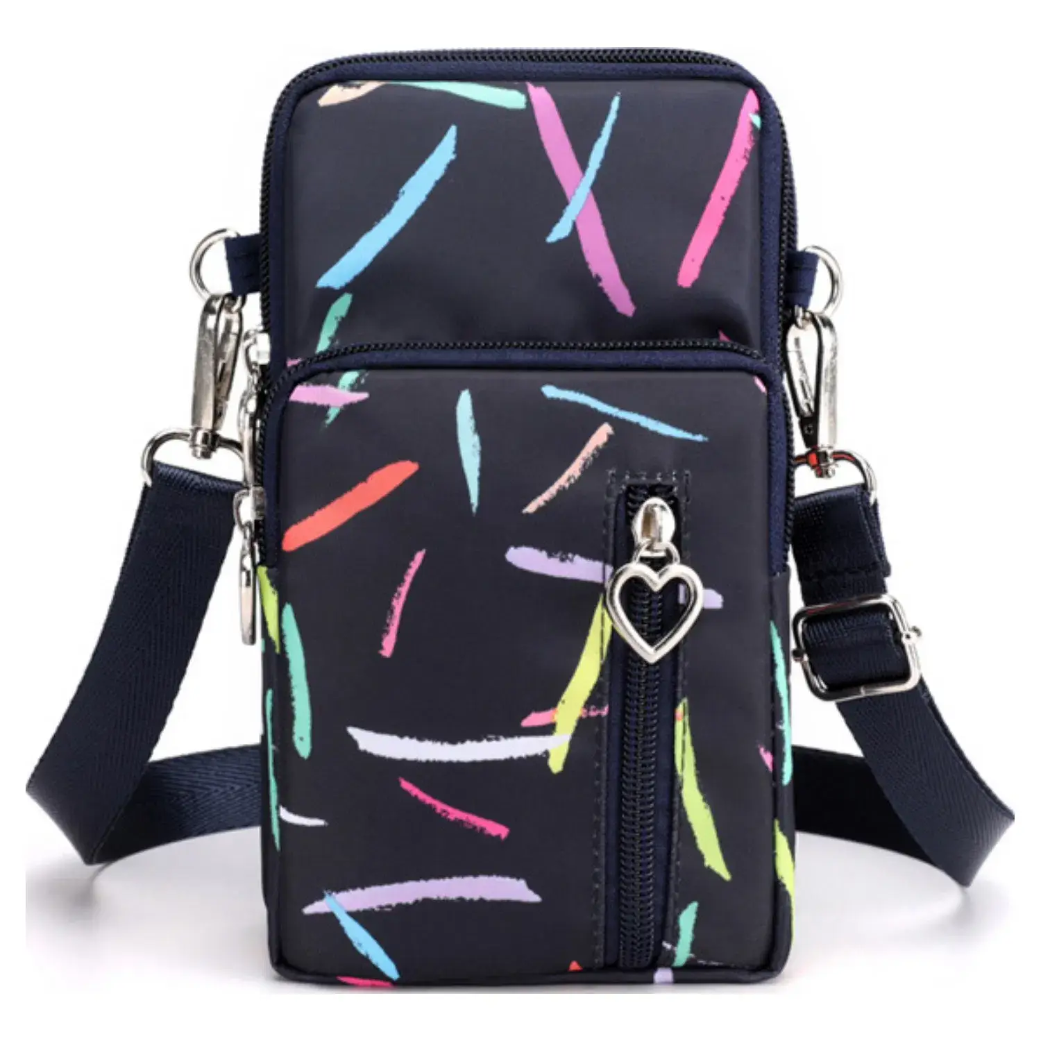 Superbia - Wholesale Crossbody Bag - Women's - Superbia 3 Zipper Splash Proof  Essential Bag Mobile Bag22