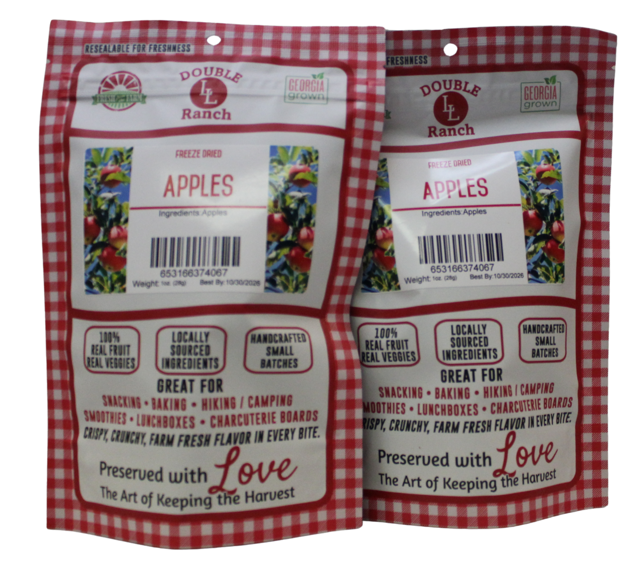 Double L Ranch - Wholesale Dried/Dehydrated Fruit - Apples, Freeze Dried2