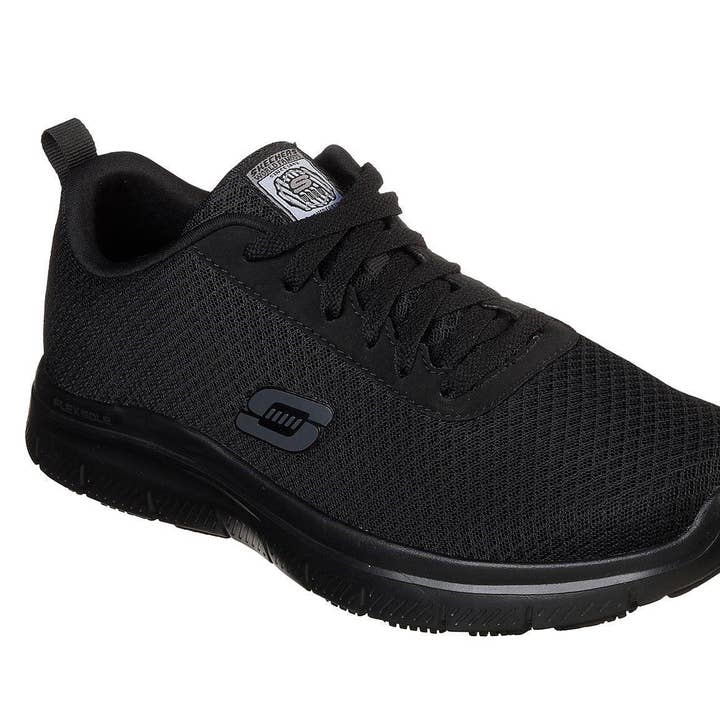 Skechers (77125EC) Heren Flex Advantage-Bendon Sr in Zwart Maat 6 tot 13 voor wholesale door Brooklyn Big & Tall