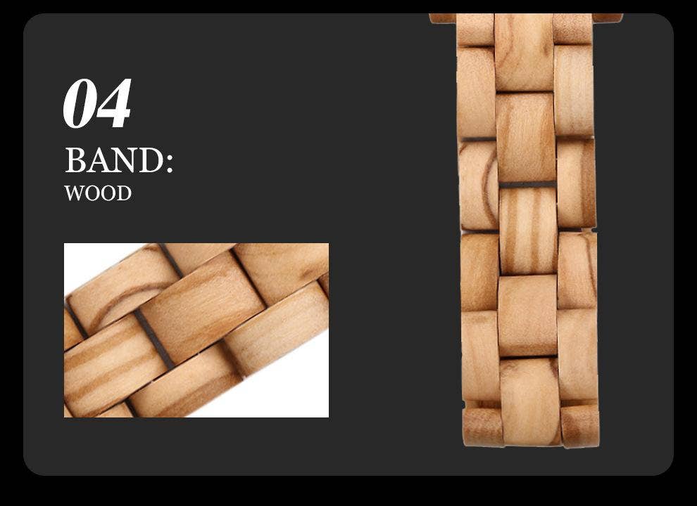 WoodWristCo - Wholesale Wrist watch – Women's - Fashion Premium Green Wooden Quartz Women's Watch7