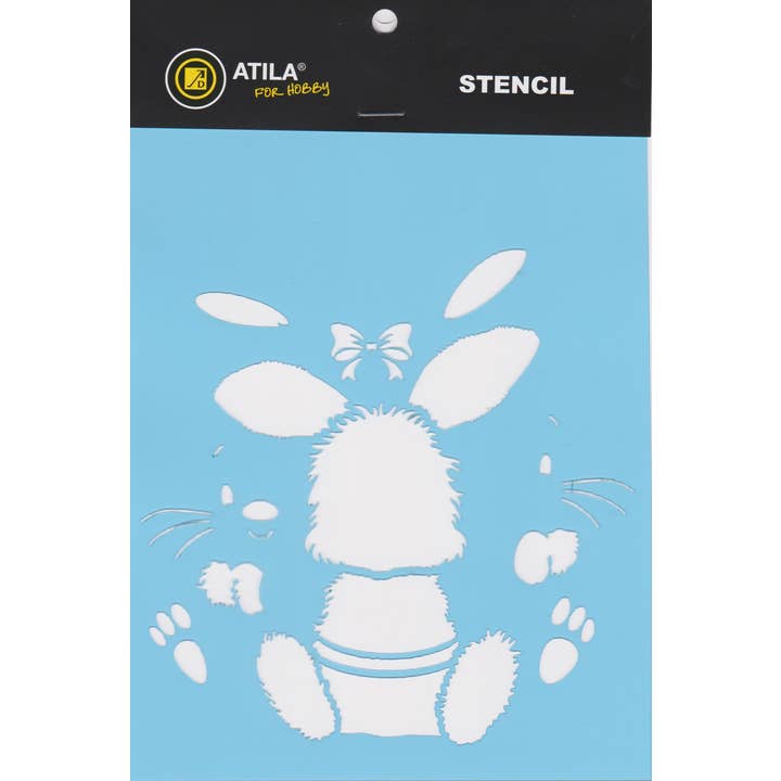 Stencil 15X20 Rabbit 3D for wholesale by Atiladecor, Artesanato Lda