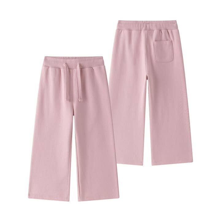 Newness Kids - Vendita all'ingrosso Pantaloni - Bambini - Pantaloni Culotte in Pile per Bambine con Vita Elastica - Inverno4