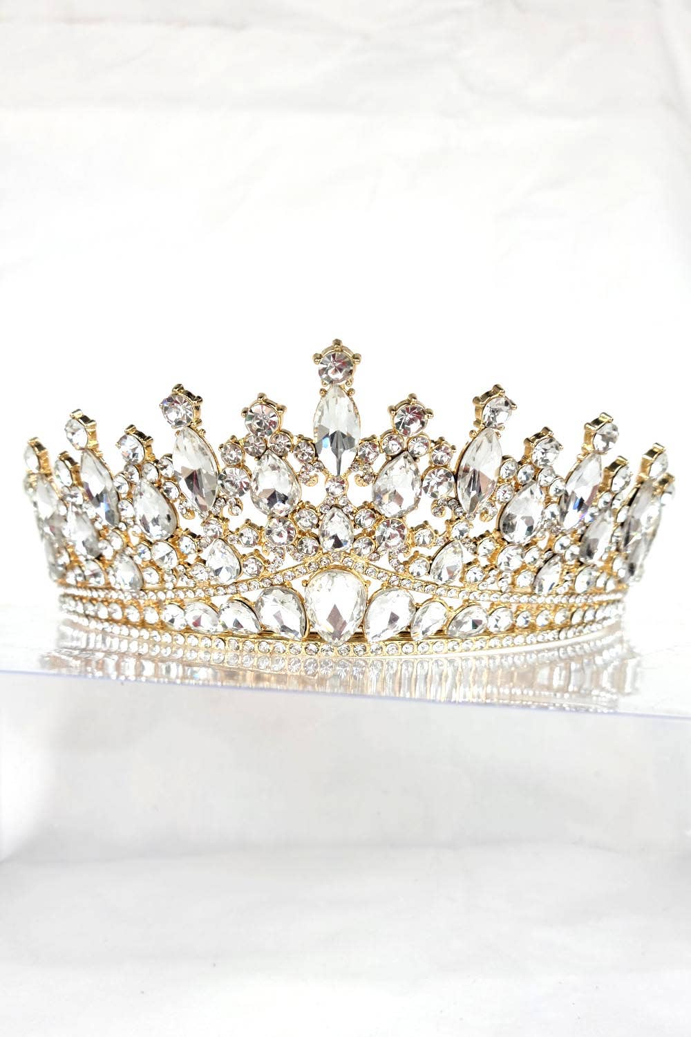 Chicas - Wholesale Tiara - Women's - One Size Fits All Tiara With Jewels HT9320