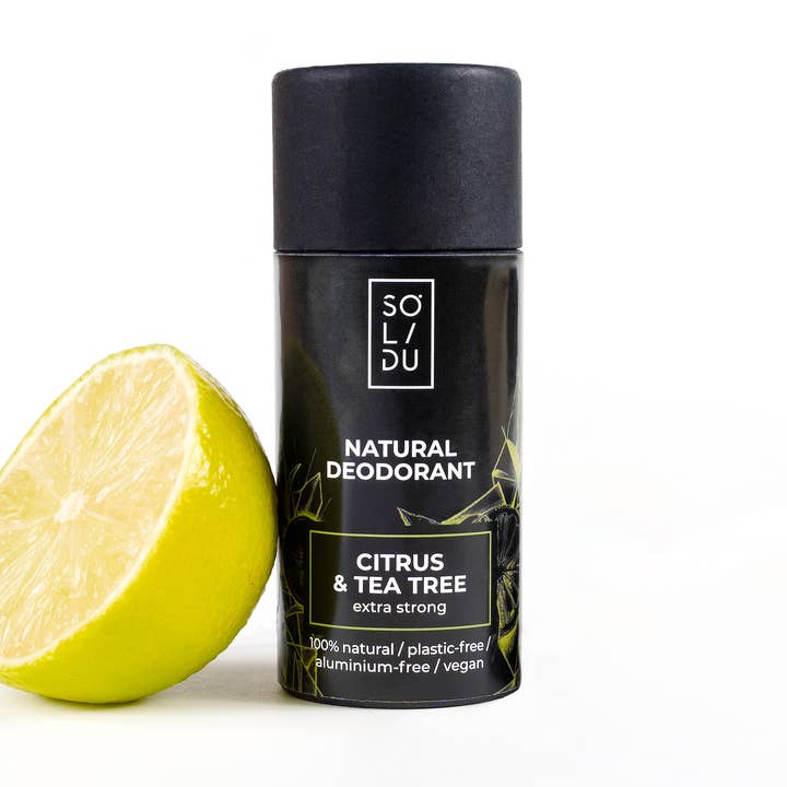 Déodorant naturel aux agrumes et à l'arbre à thé pour la vente par SOLIDU