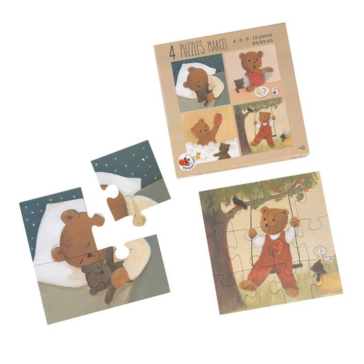 Egmont Toys 4 Puzzles Marcel for wholesale by S-c Brands Distribution
