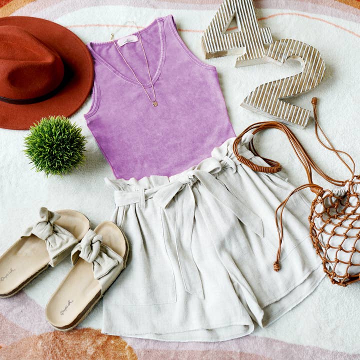 42POPS - Wholesale Bodysuit - Women's - `.Mineral wash bodysuit w/ snap buttons3