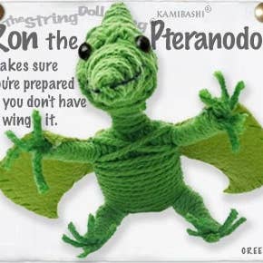 Porta-chaves Boneca de Cordas Ron Pteranodon por atacado de Kamibashi