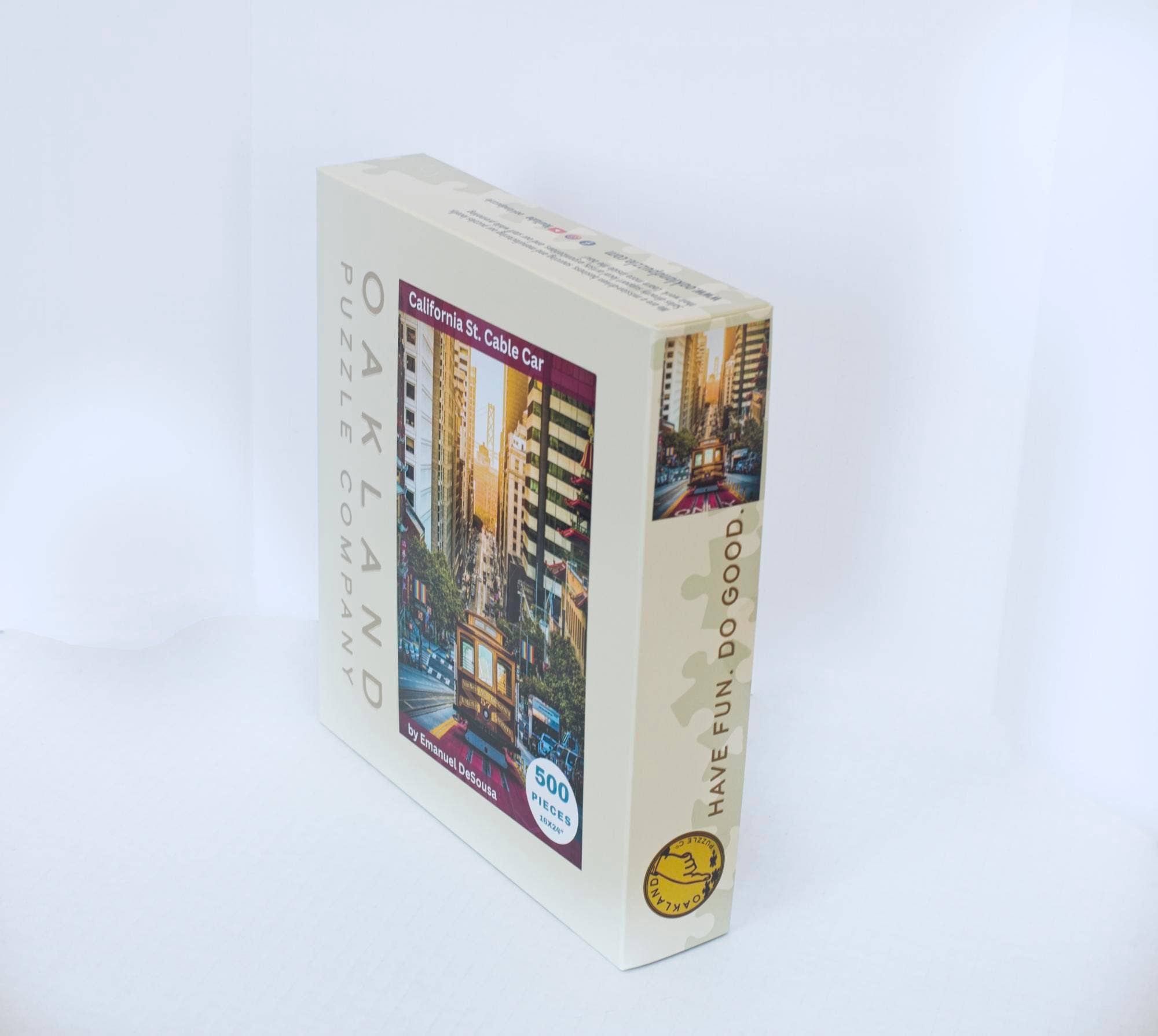 Oakland Puzzle Company - Wholesale Puzzle - Adult - California St. Cable Car 500-Piece Puzzle by Emanuel DeSousa5