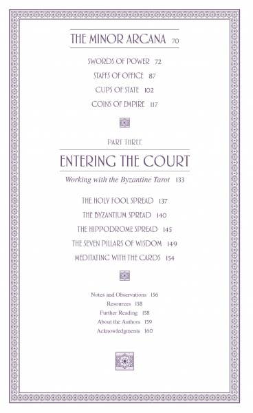 Cardshouse - Vendita all'ingrosso Tarocchi - I tarocchi bizantini e set di libri | Schiffer Publishing8