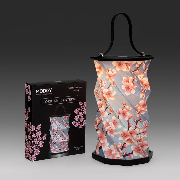 Modgy Cherry Blossom Origami Lantern  and other Purchase Wholesale flatyz. Free Returns & Net 60 Terms on Faire trending on Faire.