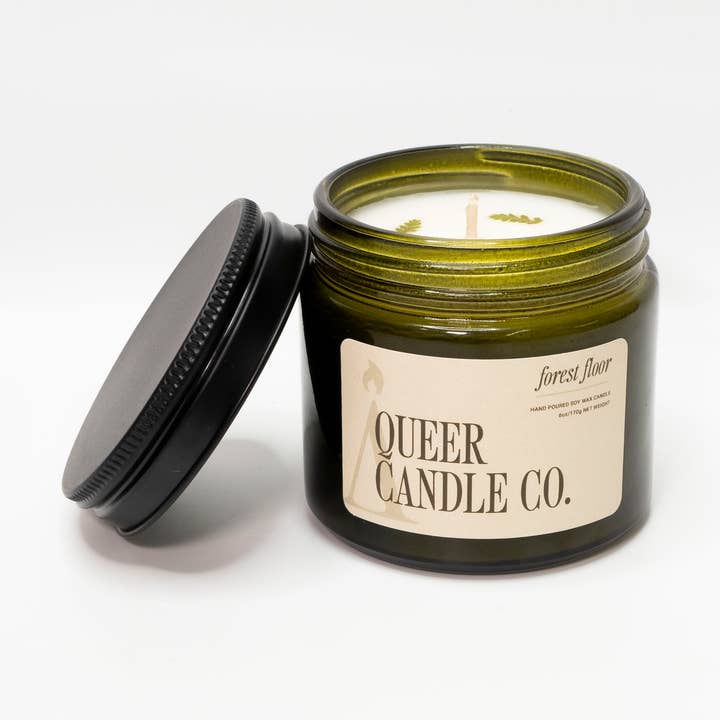 Forest Floor (spring seasonal scent) for wholesale by Queer Candle Co.