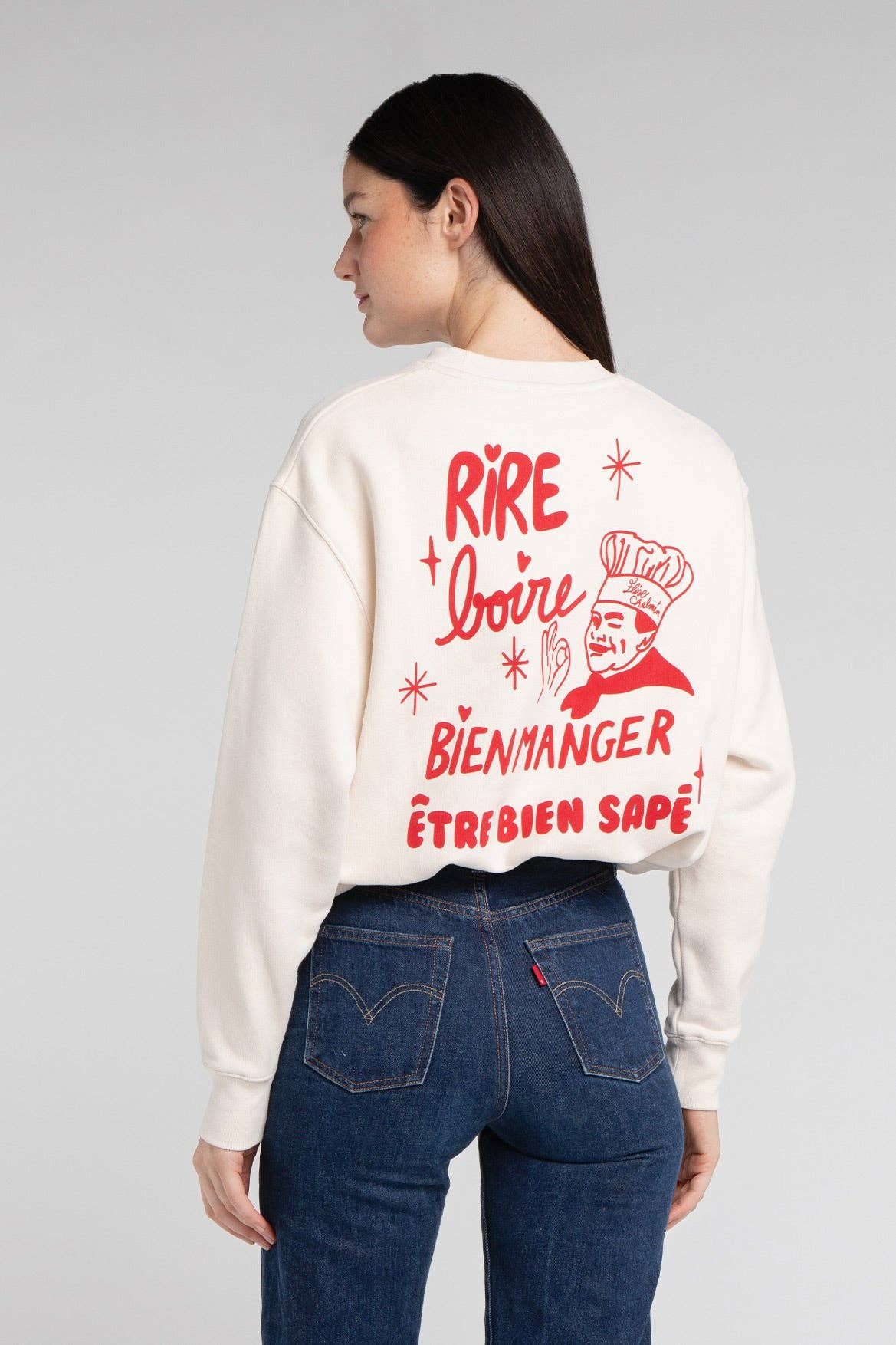 Elise Chalmin - Wholesale Graphic Sweatshirt - Women's - Luigi sweatshirt5