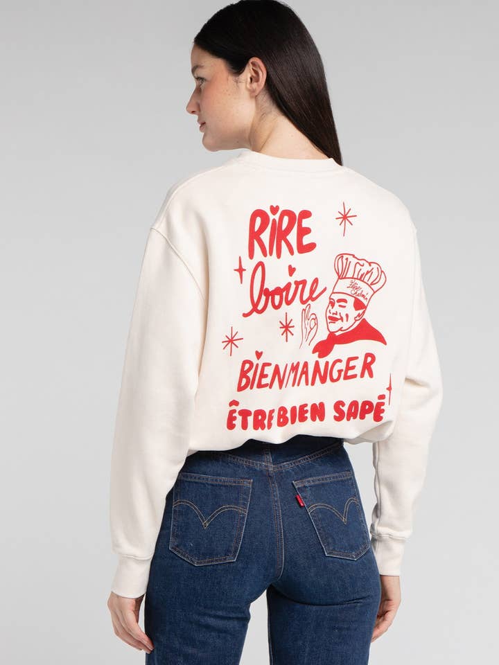 Elise Chalmin - Wholesale Graphic Sweatshirt - Women's - Luigi sweatshirt5