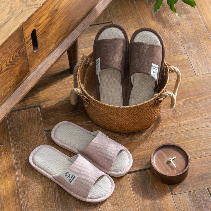 DrifWoo – Großhandel Hausschuhe – Unisex – Herren-Leinenschuhe – Leicht, Atmungsaktiv & Geschenkbereit3