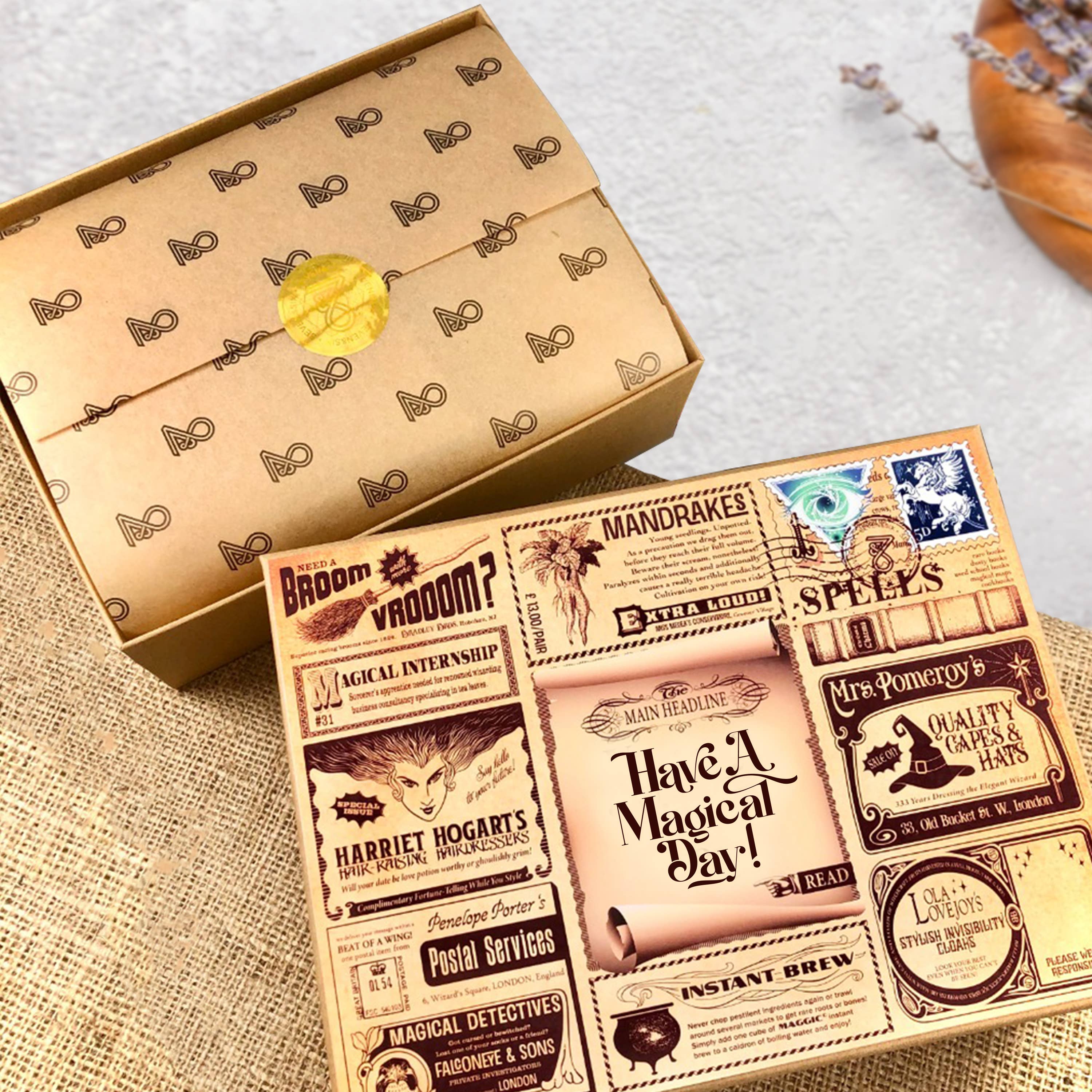 Seven and Six Gifts - Wholesale Bath & Body Set - Witchcraft and Wizardry Gift Set, Magical Witchy Wiccan Box 0