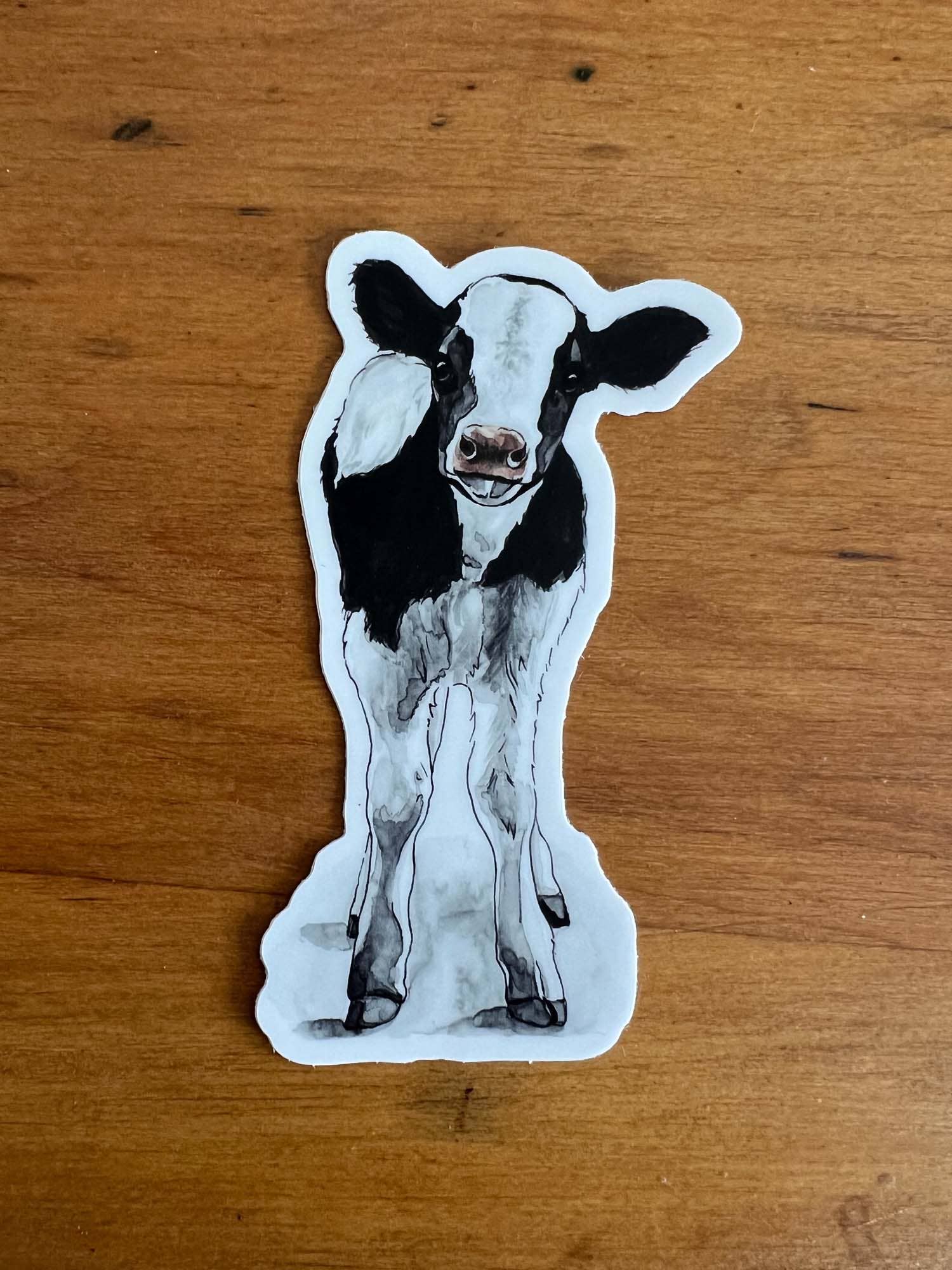 Kasey Melissa Art – Engroshandel Klistermærke – Baby ko/vinyl klistermærke1