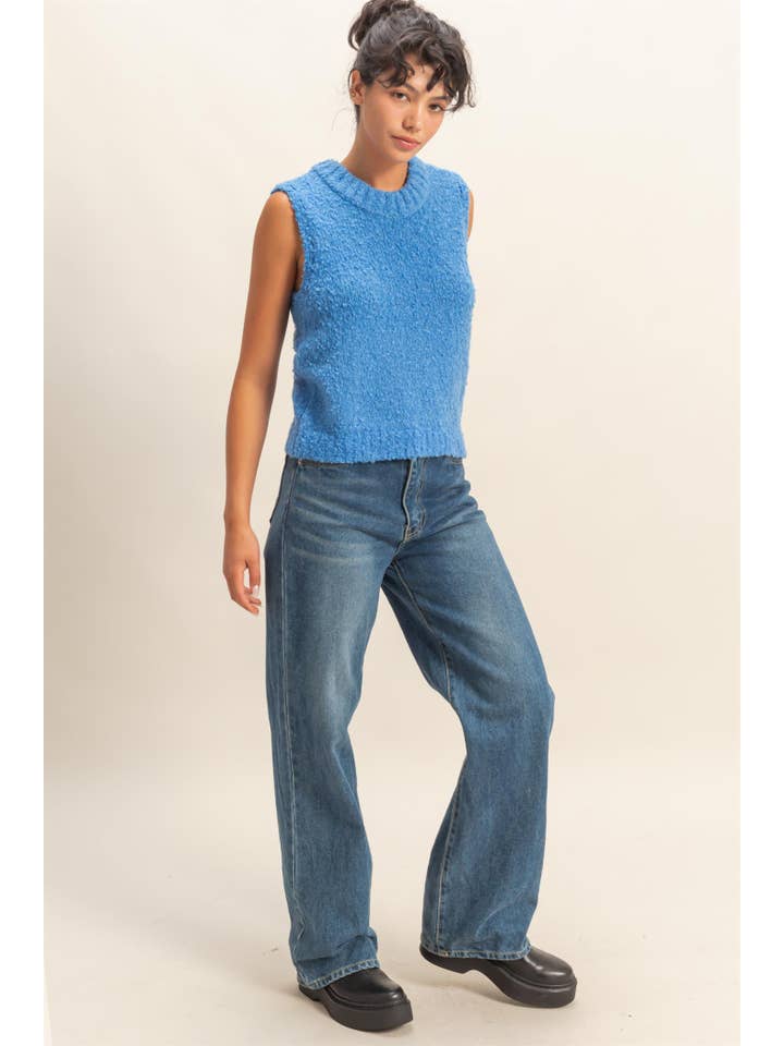 HYFVE - Wholesale Sweater Vest - Women's - Crew Neck Sleeveless Sweater34