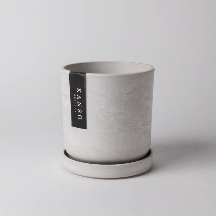 Kanso Designs - Wholesale Plant Pot - 7" & 4" Signature Planters & Saucer | Earth Tones