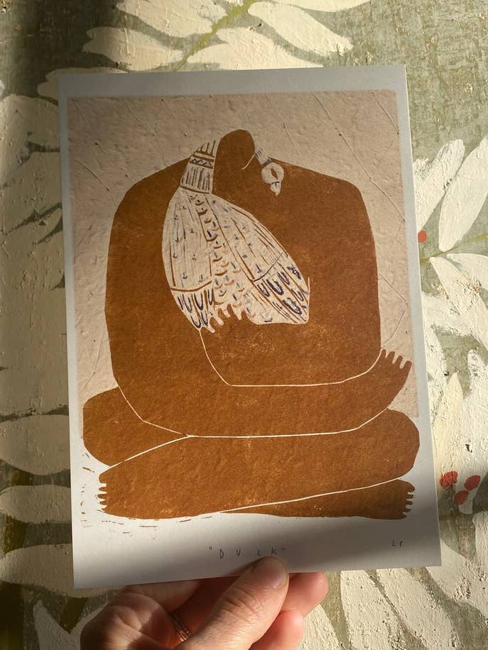 Duck A5 print for wholesale by Ludovica Perosin