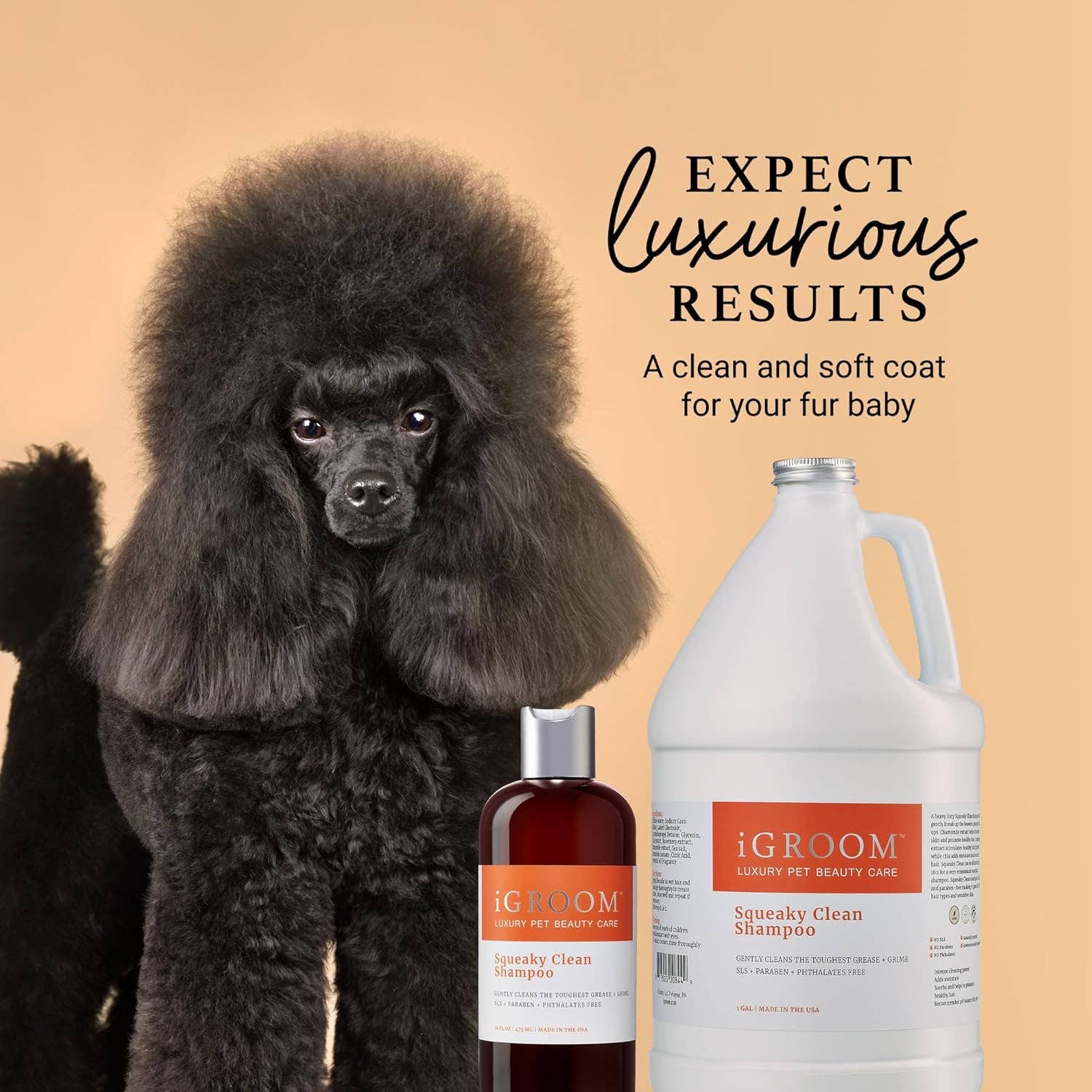 iGroom - Wholesale Pet Shampoo - Dog - Squeaky Clean Shampoo 16oz5