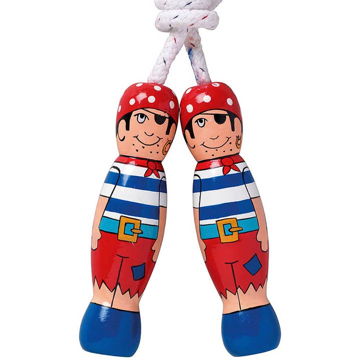 Pirate Skipping Rope - Brinquedo artesanal para crianças de comércio justo por atacado de Lanka Kade (UK) Ltd