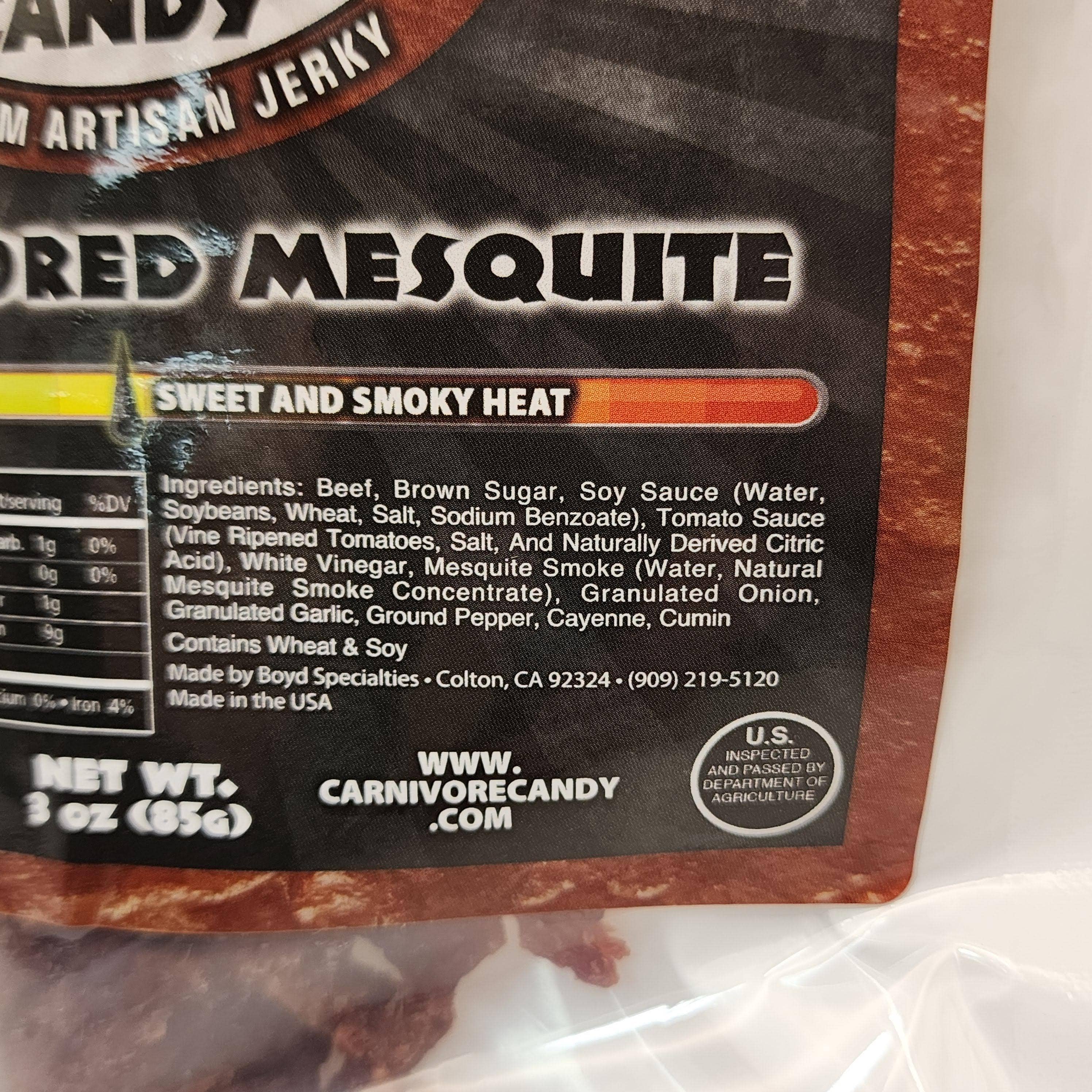 Long Beach Exotic Jerky - Wholesale Jerky - Carnivore Candy - BBQ Mesquite Beef Jerky1